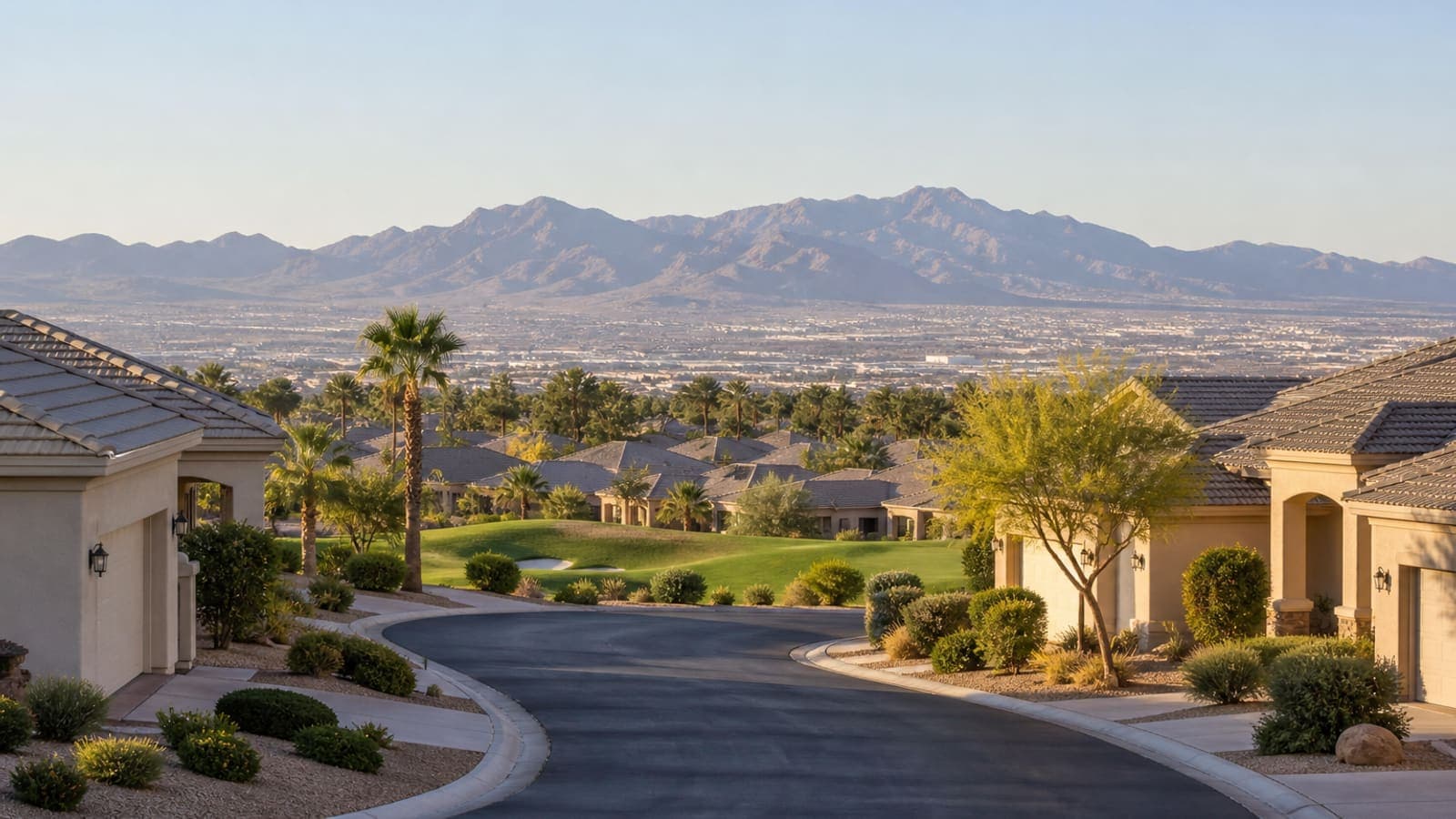 Single-story homes with mountain views in zip code 89134, Sun City Summerlin